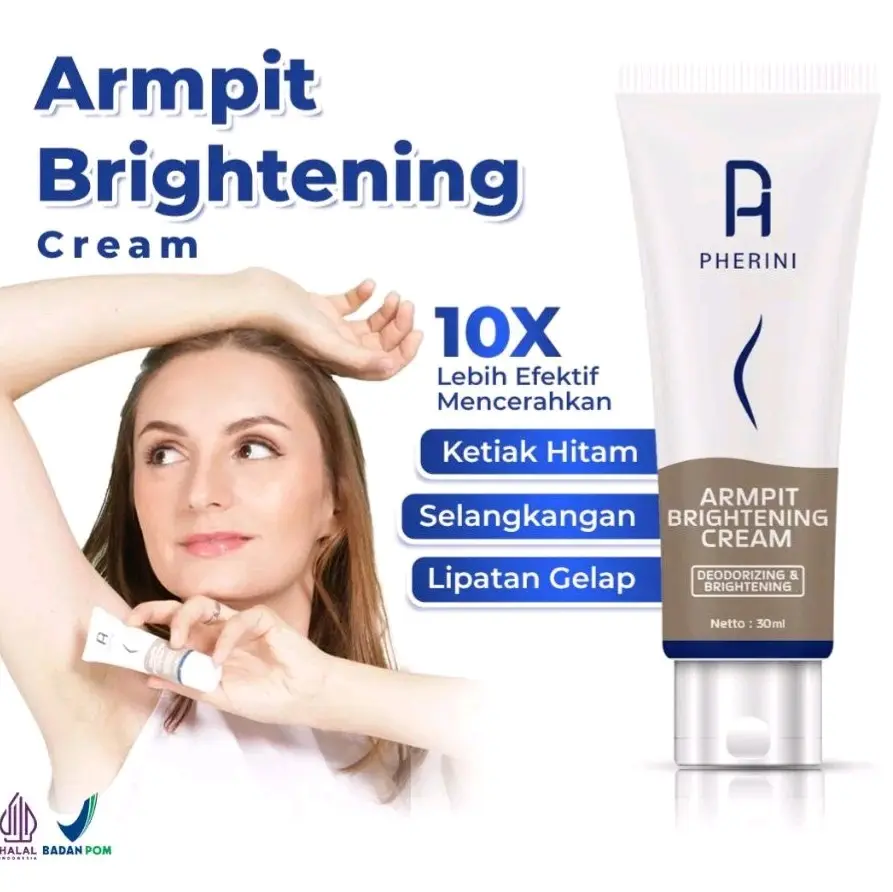 PHERINI ARMPIT BRIGHTENING CREAM PEMUTIH KETIAK Hitam Memutihkan Selangkangan Mencerahkan Perawatan