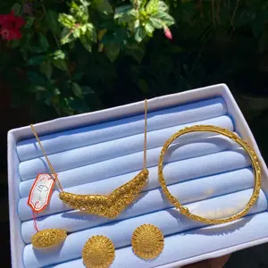 SET MINANG UKIR BALI LENGKAP Kalung Cincin Anting