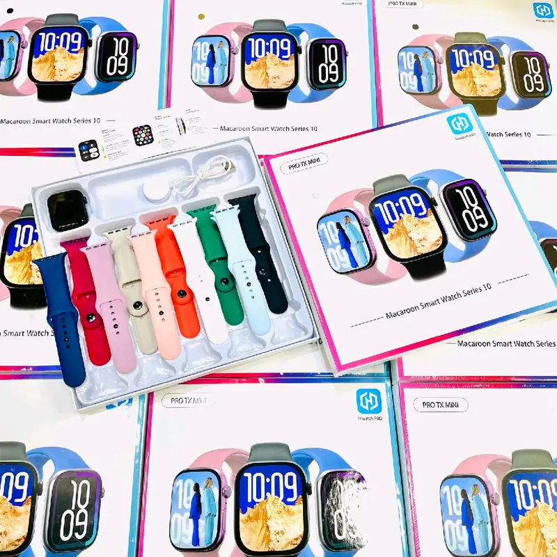 SMARTWATCH Series 10 Pro Tx mini free 10 strap /tali, bluetooth call, kalkulator 3