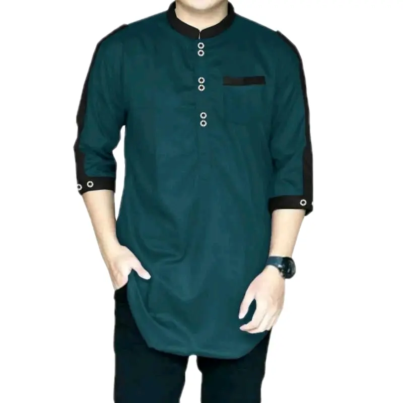 Muslim baju koko pria dewasa untuk solat dan ibadah lainnya lebih stylish dan tampil beda Nyaman