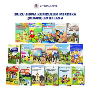 Buku Kurikulum Merdeka SD Kelas IV - Bahasa Indonesia / Ilmu Pengetahuan Alam & Sosial / Matematika ( Vol. 1 dan 2 ) / Pend Agama Islam & Budi Pekerti / My Next Words Grade 4 / / Pendidikan Agama Kristen Katolik Siswa / KEMENDIKBUD - KMD