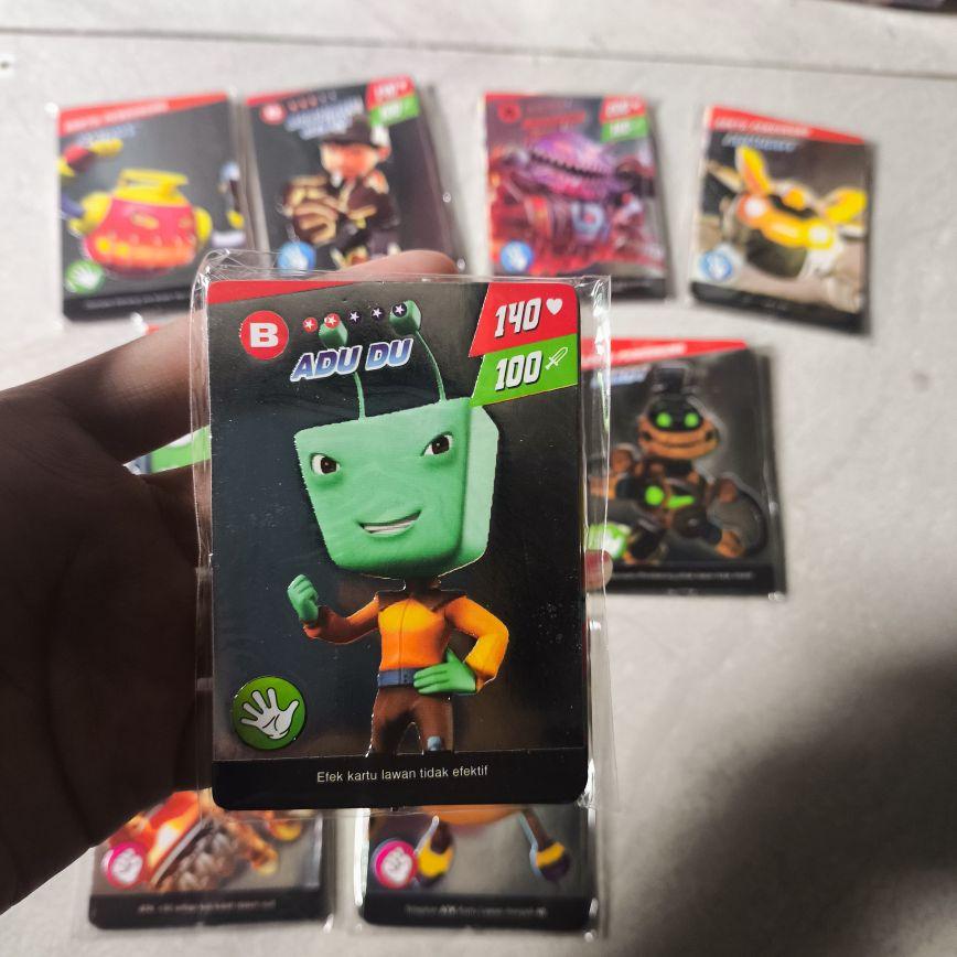10 Pak Mainan Kartu BoBoiBoy Isi 80 Kartu Plus 10 Kartu Emas