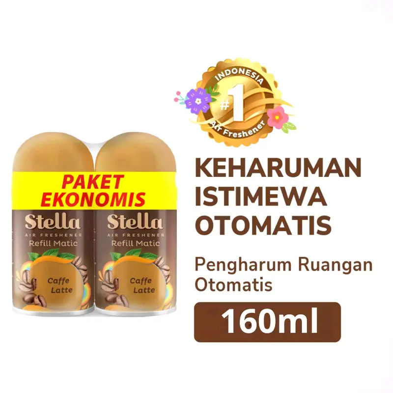 (ISI 2) STELLA REFILL MATIC PAKET HEMAT KEMASAN BARU (PAKET MULTIPACK) 4
