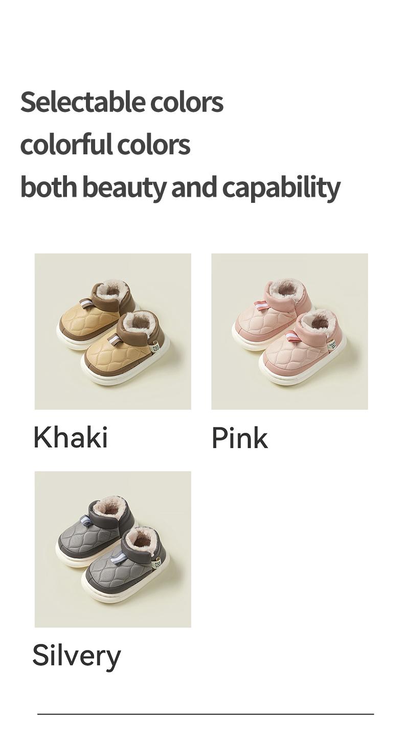 Product Introduction of Cheerful Mario 2023 New Style Children Snow Boots Winter Warm Plus Fleece Boots Boys and Girls Cartoon Snow Boots 31