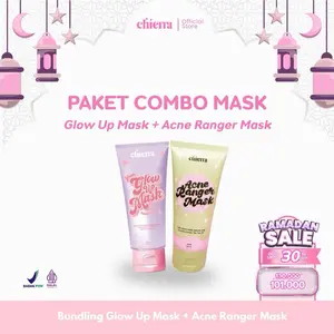 BUNDLING PINK Mask dan ACNE Ranger Mask Berjerawat Menyembuhkan Mencerahkan Memudarkan Bruntusan Masker Wajah