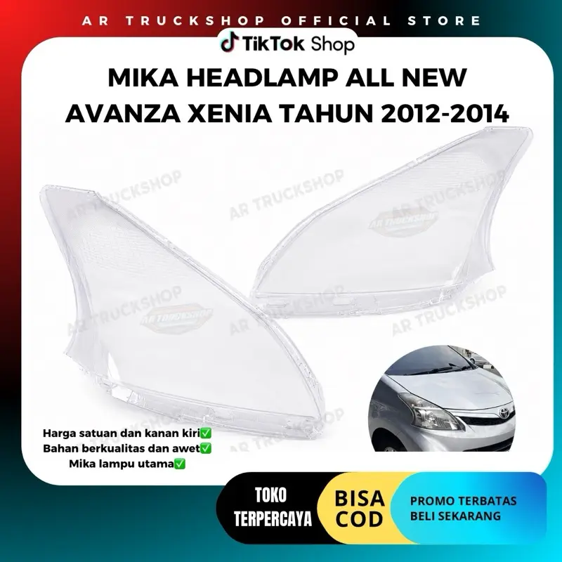 Mika headlamp lampu utama All New Avanza Xenia 2012-2014