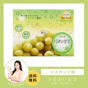 愛しとーとうるおい宣言 マスカット味  30本入1ヶ月分 お試し コラーゲンゼリー 美容ゼリー 国産 コラーゲン ゼリー コラーゲンペプチド 美容 健康食品 糖質ゼロ 脂質ゼロ おやつ 持ち運び インナーケア サプリメント サプリ 粉末 スキンケア