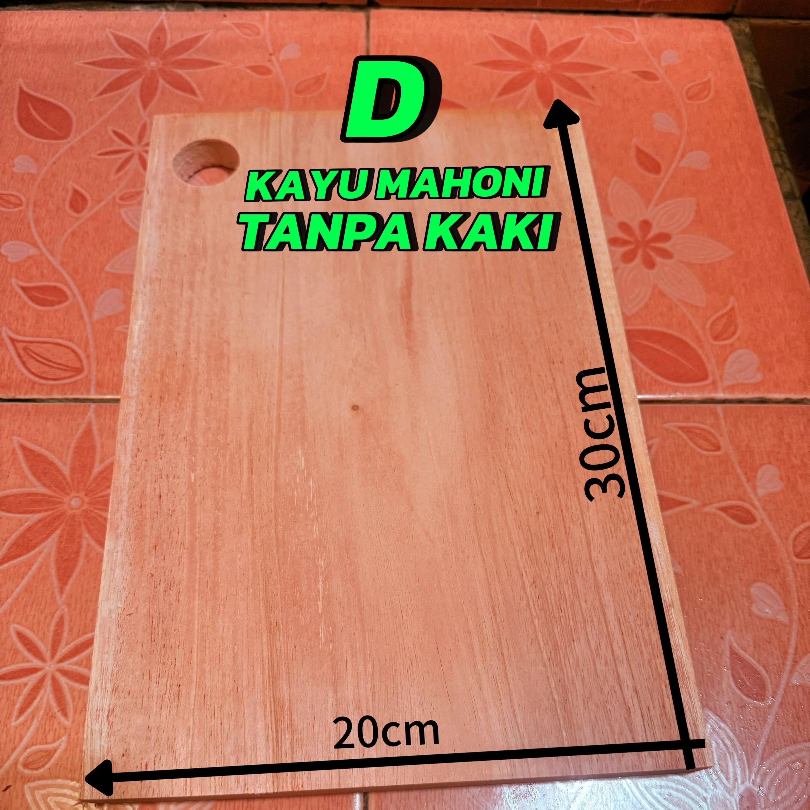 D Talenan JUMBO 30x20cm Talenan Murah Talenan Kayu