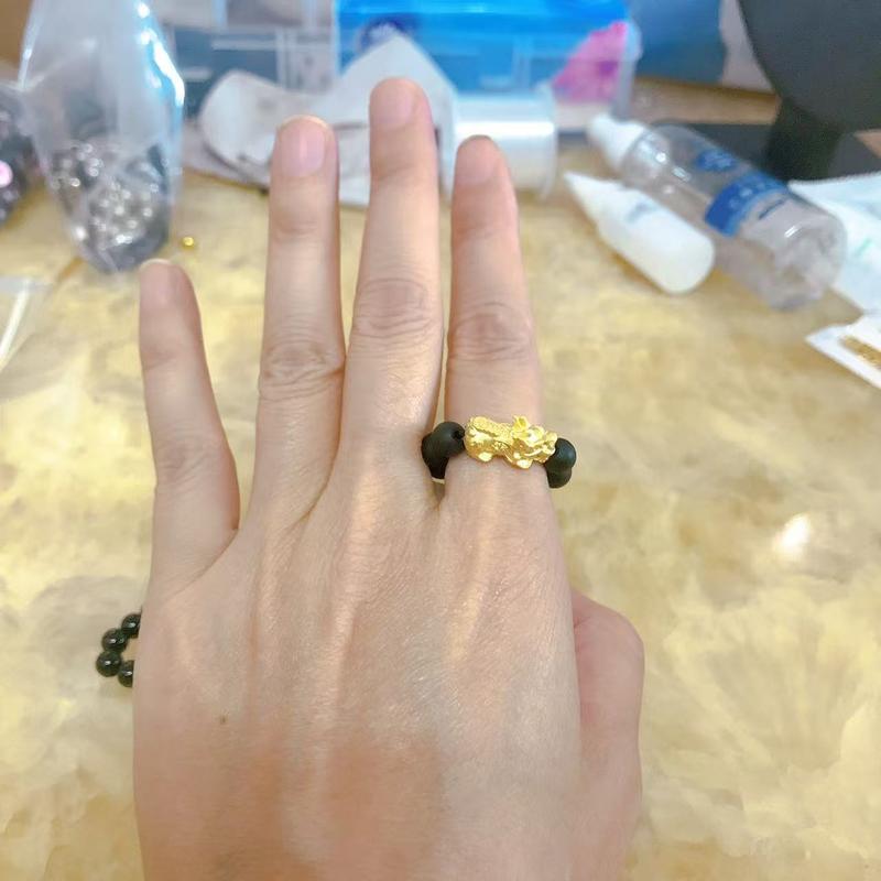 Product Introduction of fengshui pixiu lucky ring stretchable for daily use 3