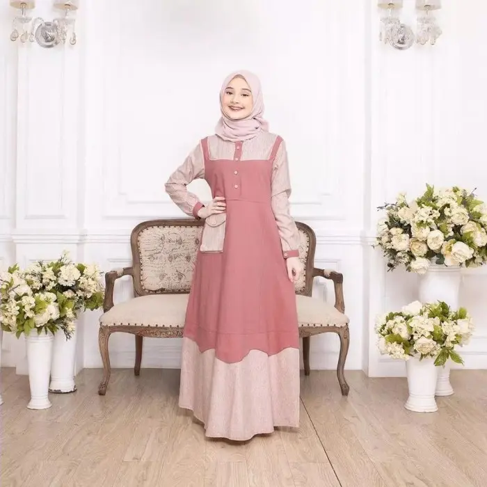 New Produk Gamis Anak Tanggung Terbaru 2023 Anna Dress | Umur 9-11-12-14 Tahun 3 Mo3 1