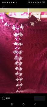 Product Review of Aywears - Set couple pasangan BURGUNDY kebaya brukat kurung malika dan rok songket dan kemeja battik pasanga.  Kondangan Wanita Pesta from M**m 0