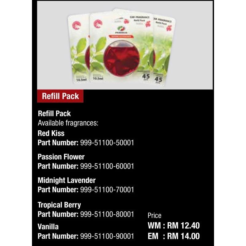 ￼Original Gear Up Perodua car fragrance perfume air freshener refill pack 1