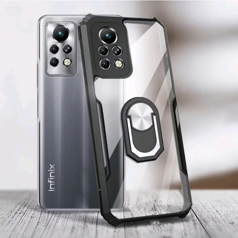 M/C Case For Tecno Spark 20 Pro+ Shockproof Premium Acrylic Transparant 3