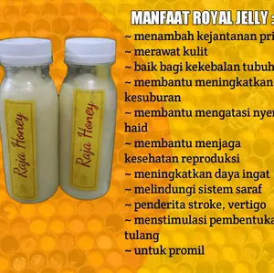 ROYAL JELLY LEBAH KEMASAN 100 gr 100 % ASLI MURNI PANENAN TERBARU