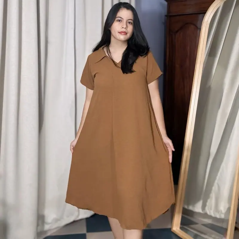 Daster Nona Bahan Crinkle Airflow Dress Nyaman Tidur 3
