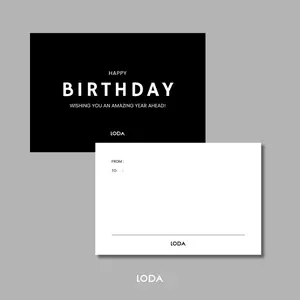 LODA - Additional and Birthday Card ( Bisa Ditulis ) ) | Kartu Ucapan dan Kartu Ucapan Ulang Tahun 13 x 9 cm
