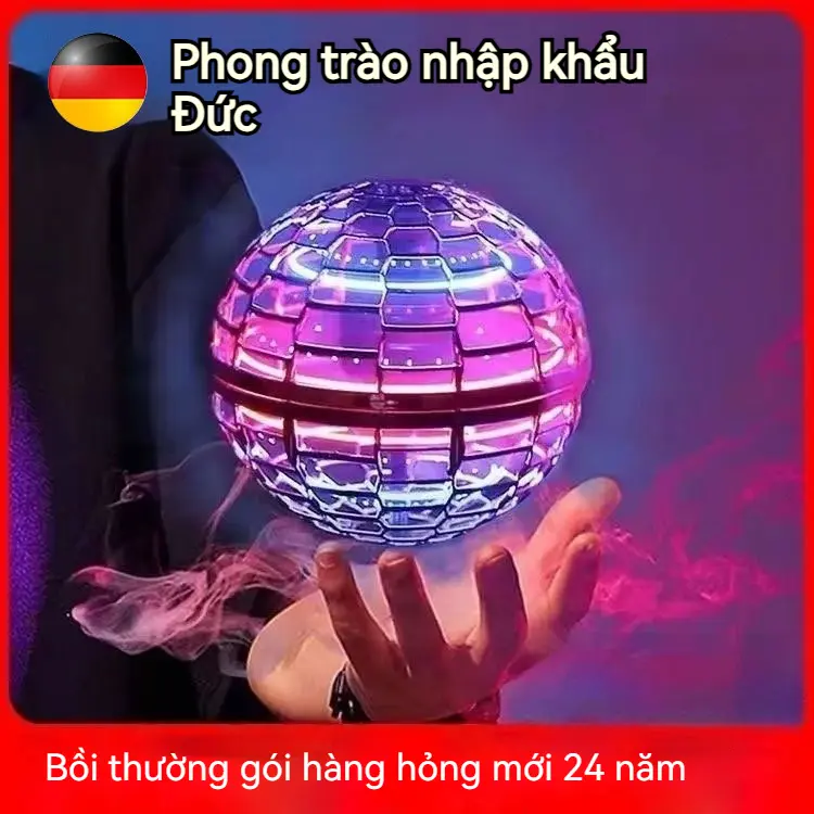 Đồ chơi bay Orb, Flynova Pro UFO xoay 360 °, Đồ chơi bay Tích hợp đèn LED phát sáng RGB, Boomerang bay Orb, Món quà sinh nhật 1