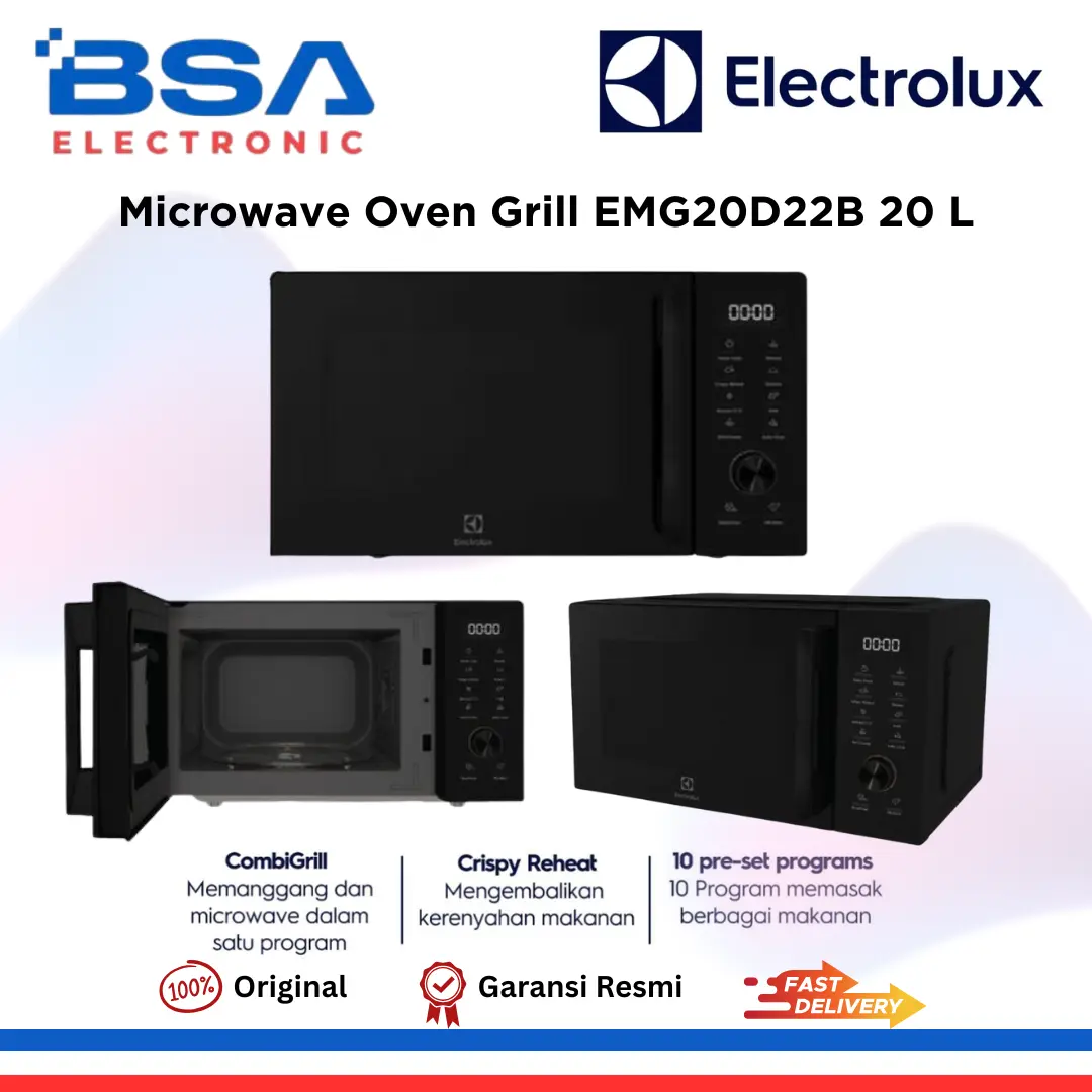 ELECTROLUX EMG20D22B microwave grill