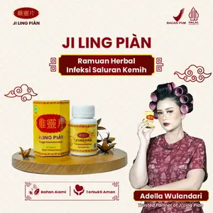 [ Official ] JI LING PIAN Ramuan Herbal Original Isi 60 Kapsul Membantu Atasi Masalah Batu Ginjal, Saluran Kemih Bpom HALAL