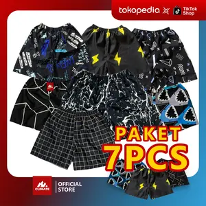 PAKET ISI 7PCS 6PCS 5PCS CELANA BOXER Pria Wanita All Size Unisex | Celana Pendek | Celana Boxer Laki Laki | Celana Boxer Dewasa | Celana Anak