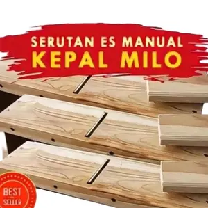 Kepal Milo Serutan Es Manual Kayu Jati Belanda Kitchenware Best Seller
