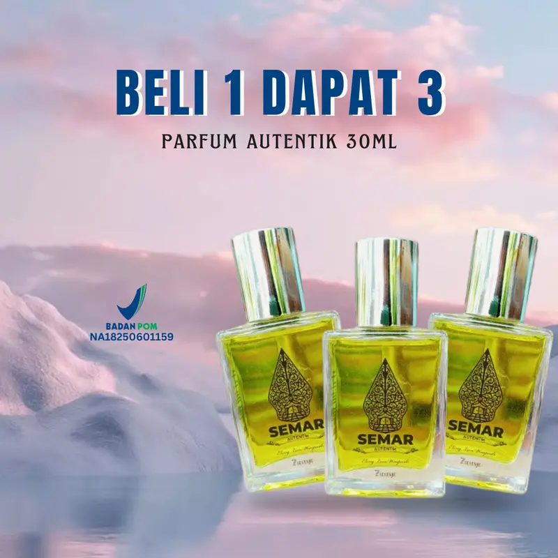 Paket Combo dapat 3 botol - Parfum 30ML - BPOM 1