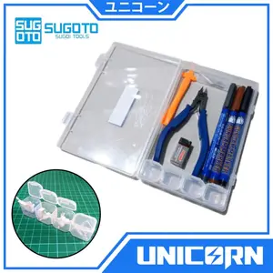 Sugoto Mini Portable Hobby Storage Tool Box / Kotak Alat Merakit Gundam Model Kit