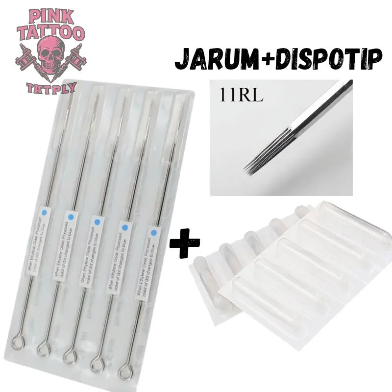 satu sheet jarum coil RL 11 label premium-cocok untuk garis/outline-sepasang coil rl11