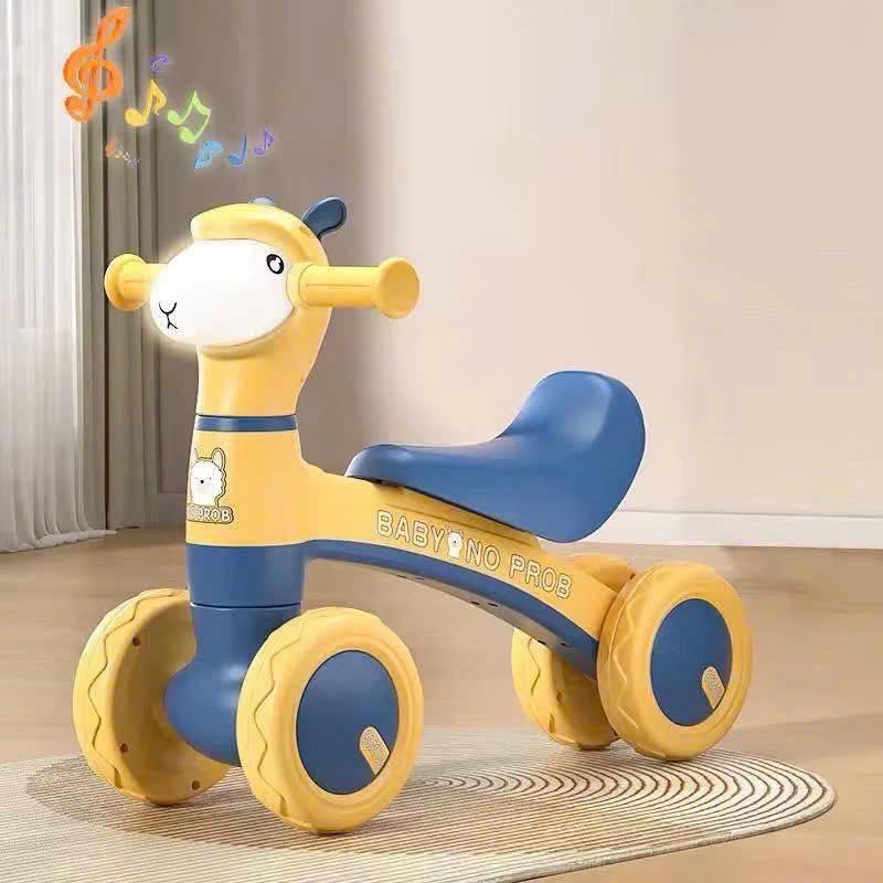 Xe Chòi Chân Cừu Có Nhạc Có Đèn Vui Nhộn Cho Bé từ 2 đến 8 tuổi giá tại xưởng/ Lexnew