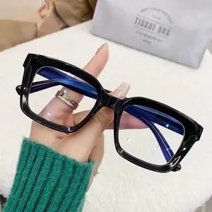 【BATIKSAM】Kacamata Cat Eye Wanita Anti Cahaya Biru Kacamata Datar Mata Kucing Kacamata Premium Fashion Sederhana