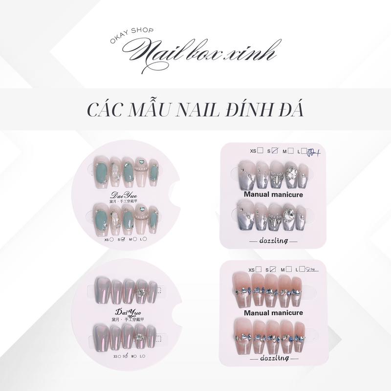 COMBO 4 mẫu nailbox thiết kế sẵn phù hợp đi chơi, đi tiệc 0