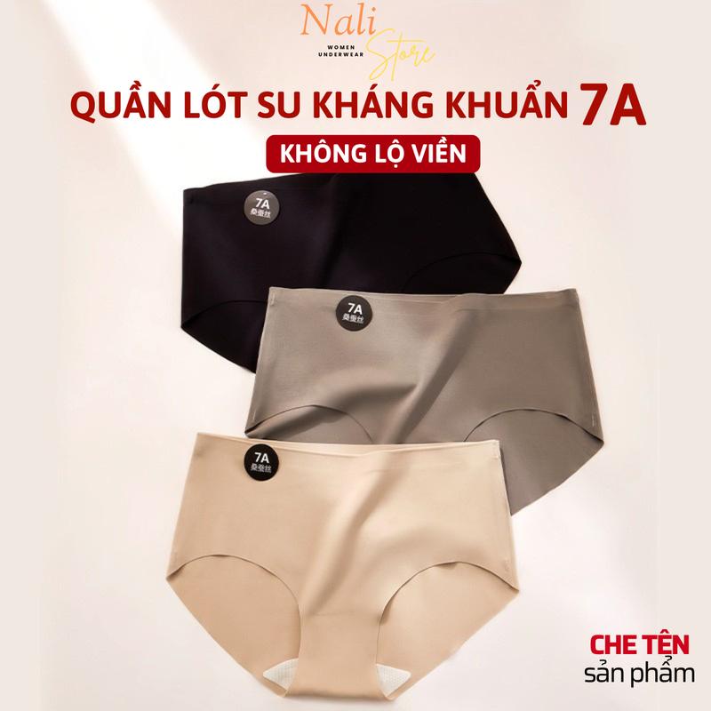 COMBO Quần Lót Nữ Su Lạnh Kháng Khuẩn 7A Không Đường May Co Giãn Chống Lộ Viền Mặc Áo Dài Đầm Body NL479