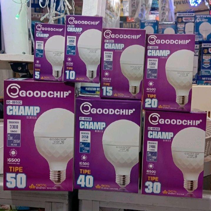 GoodChip Champ Series Lampu LED 6500K 3300 Lumen Tipe 50 40 30 20 15 10 5 GC-8850C - 5W