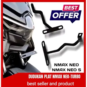 ￼Dudukan Plat Nomor Depan Nmax Turbo Neo S Bahan Besi Breket Nopol Depan Kendaraan Motorcycle