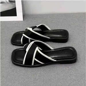 Sandal Wanita Strap Teplek | Sandal Tali Wanita Kekinian | Sandal Wanita Murah Sendal Cewek Karet