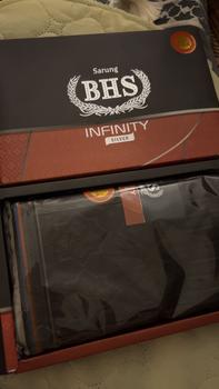 Product Review of BHS infinity songket silver & bronze Motif Ekc original from L**s 1