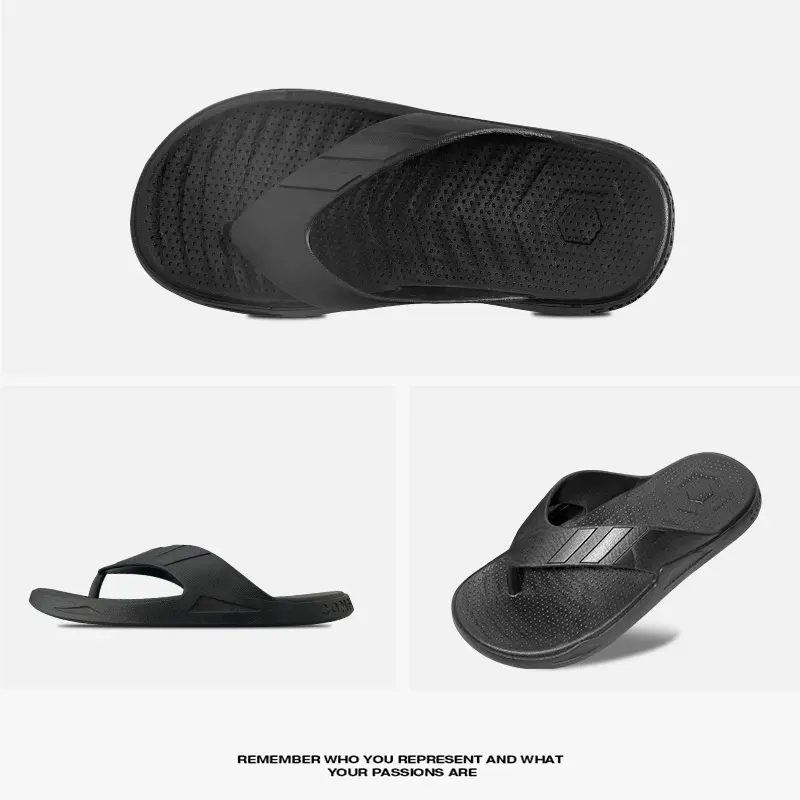 Sandal Pria/Wanita Hitam Model Terbaru Anti Licin – Termurah dan Sangat Nyaman untuk Harian dan Outdoor/Indoor 5