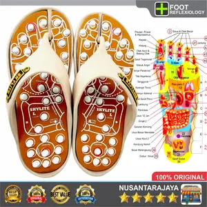 Sandal Pijat Pentul Premium | Insole Gonta-Ganti | Empuk & Anti Licin  Sandal Pijat Refleksi Pentul Istimewa – Insole Replaceable, Lebih Higien, Nyaman & Sehat untuk Kaki