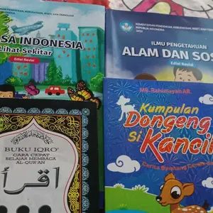 Buku Iqro Anak Iqra Anak BesarJilid 1 Sampai 6 dengan Juz Amma Cara Cepat Baca Al Quran HVS Dan CD Buram / AMM - AMM