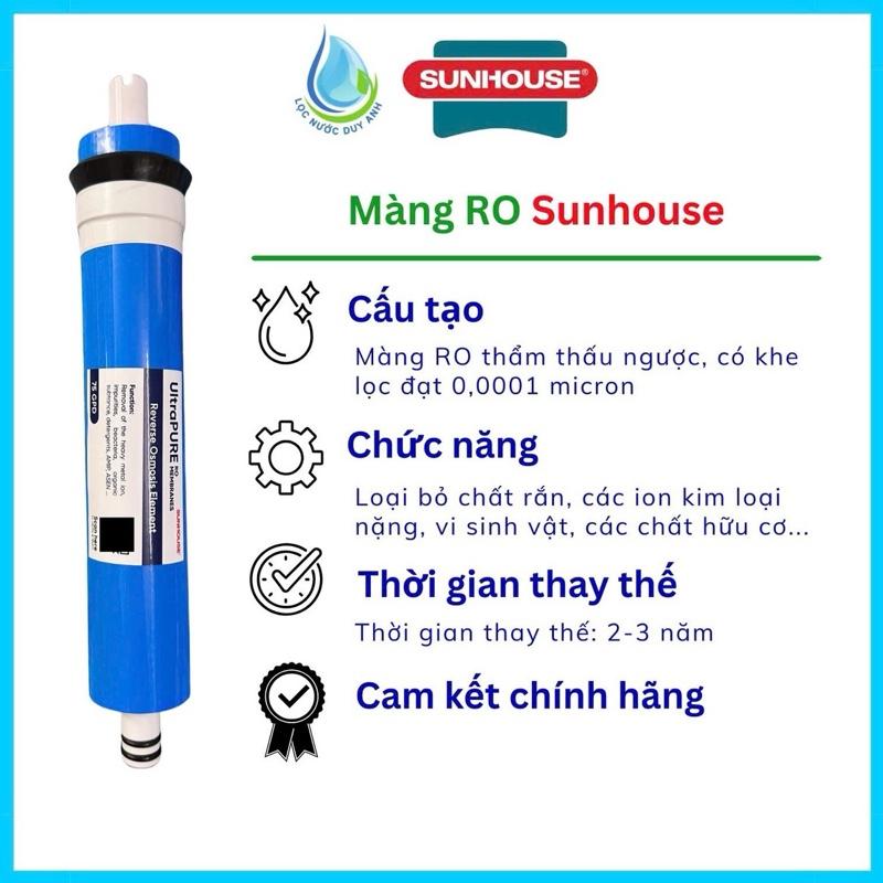 Màng lọc RO Sunhouse 75 GPD .