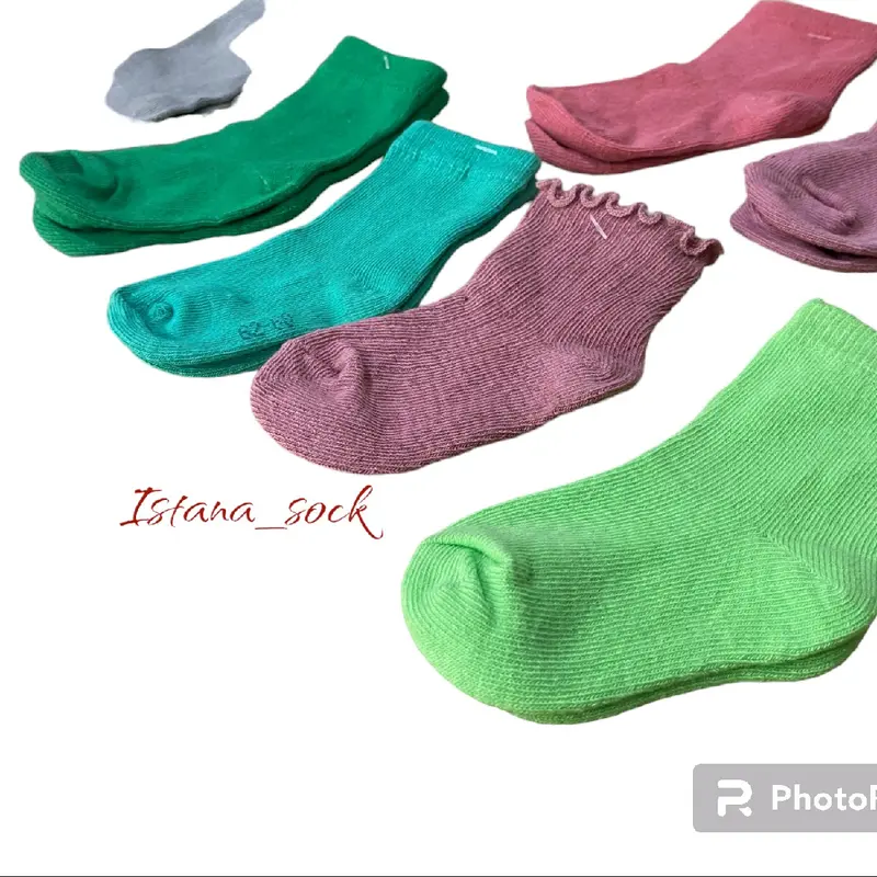 (3,6&12 PASANG) KAOS KAKI BAYI PANJANG SEBETIS POLOS WARNA LAKI & PEREMPUAN 0-1 tahun 1-2 tahun 2-3 tahun MURAH LEBAY KWALITAS PREMIUM !!! Cotton Sponge Tokoh Socks & Tights Bepergian Mesin Dicuci 4