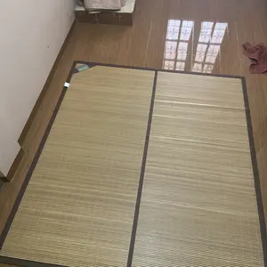 Home Mat Decoration Tikar Lipat Bambu Premium Bambu Alami 180x200 160x200 120x200CM Dekorasi Kamar Cocok Untuk Musim Panas & Semua Acara X11A1/B1/C1