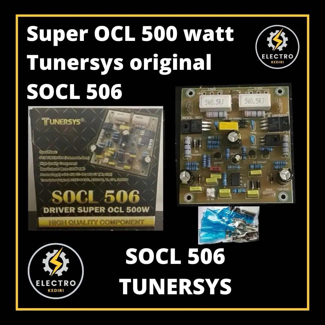 Tunersys SOCL 506 500watt | driver power ampli Super OCL 506 SOCL506 tunersys