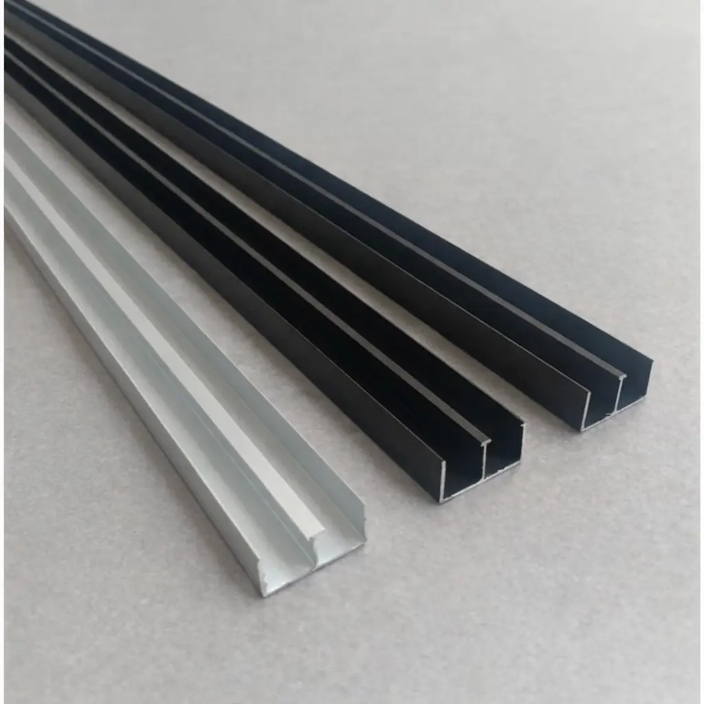 Lis /List Aluminium 2 Jalur Lis E /Lis M Untuk Kolong Dapur | Rel M Aluminium Kolong Dapur