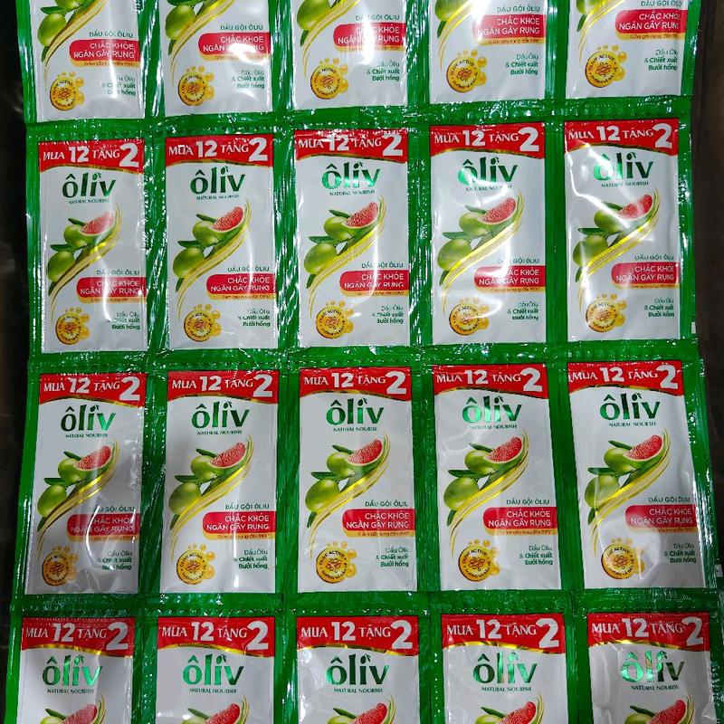  Combo 5 Dây Dầu Gội OLIV Mẫu Mới - Chắc Khỏe Ngăn Gãy Rụng & Chắc Khỏe Bồng Bềnh 