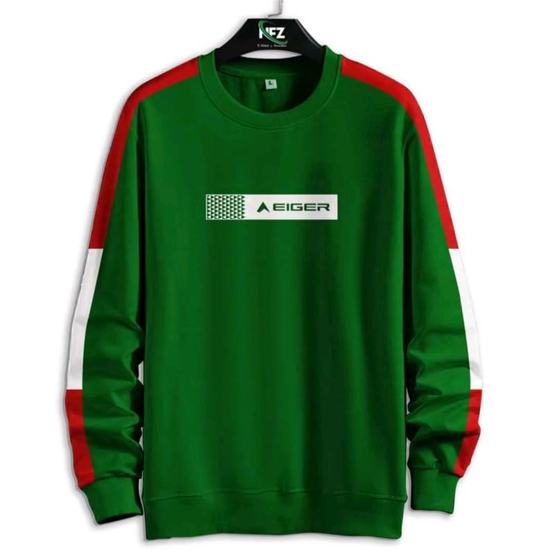 sweater pria wanita jumbo size sampai 7XL Fleece Crewneck Hoodie Nyaman Tebal Distro Sablon Zipper Panjang 5