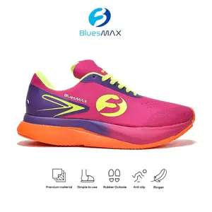Blues Max Moza Magenta Sepatu Running Pria & Wanita Original Ringan Dan Anti Slip