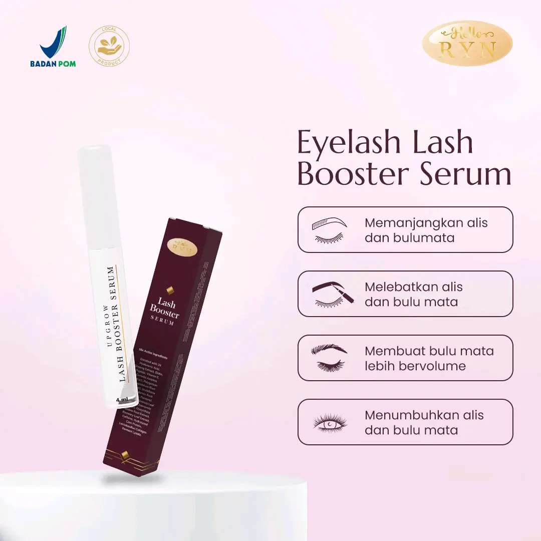 [READY NEW PACKAGE]UPGROW LASH BOOSTER SERUM|SERUM ALIS DAN BULUMATA|HELLORN