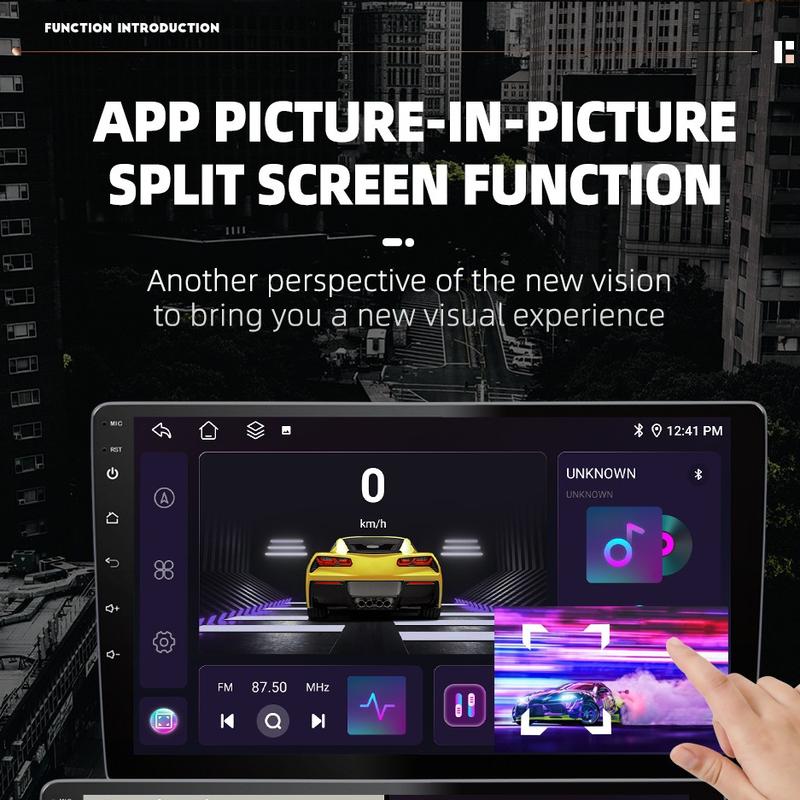8Cores 8GB+128GB Head Unit Support Plug SIM Card IPS Car Screen Android 13 Mobile Navigasi , Built-in Fan Car Radio / FM radio player, GPS, Wifi, Bluetooth Untuk TOYOTA Daihatsu Mitsubishi android mobil Navigation 8
