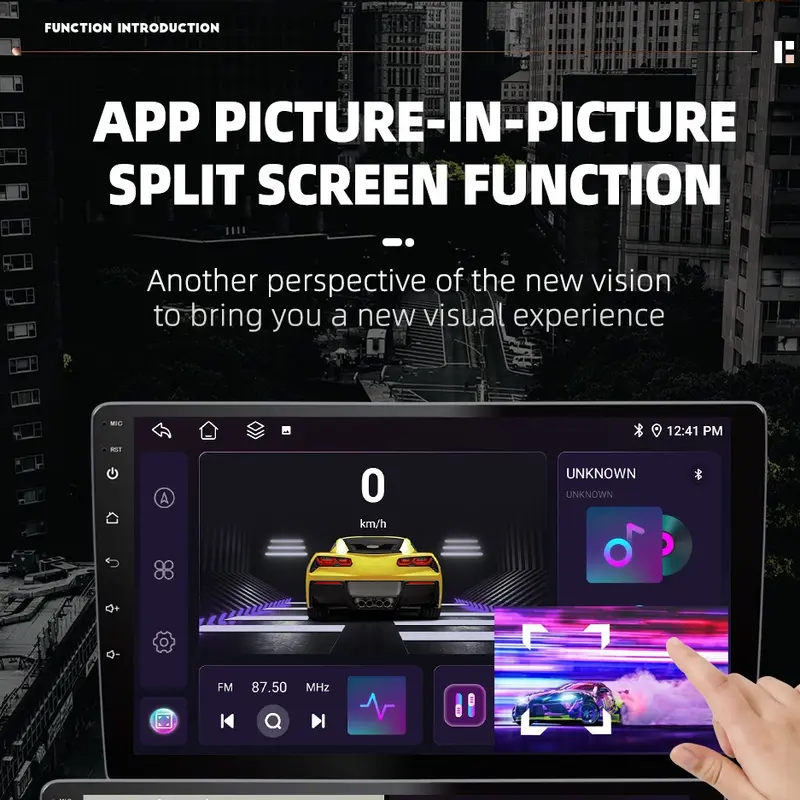 8Cores 8GB+128GB Head Unit Support Plug SIM Card IPS Car Screen Android 13 Mobile Navigasi , Built-in Fan Car Radio / FM radio player, GPS, Wifi, Bluetooth Untuk TOYOTA Daihatsu Mitsubishi android mobil Navigation 7